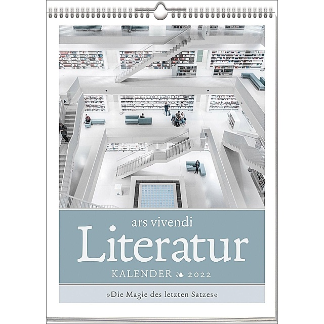 Cover "ars vivendi Literatur Kalender"